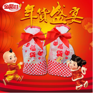 006金稻谷锦福袋饼干
